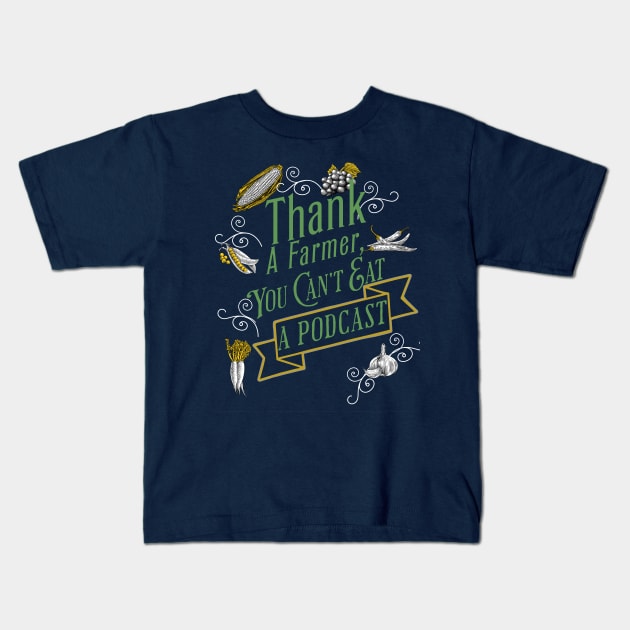 Farmer Gratitude Kids T-Shirt by Farm Road Mercantile 